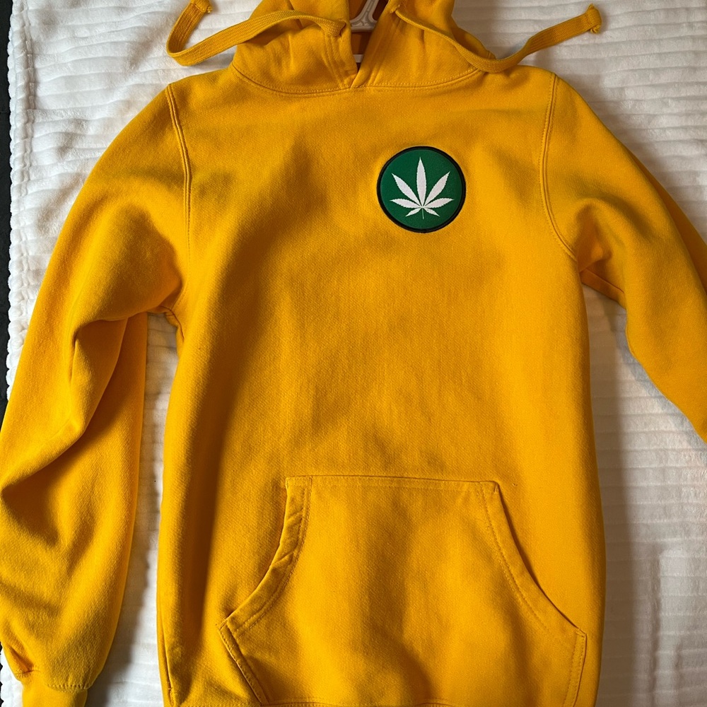 Yellow Zumiez hoodie